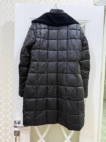 ikinci el xonca: Qadın qış paltosu – qara rəng,yeni kimidir,bogazi xezdir,280 manata — 2