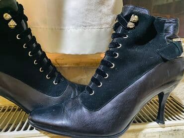 botik: Ölçü: 39, rəng - Qara, İşlənmiş — 2