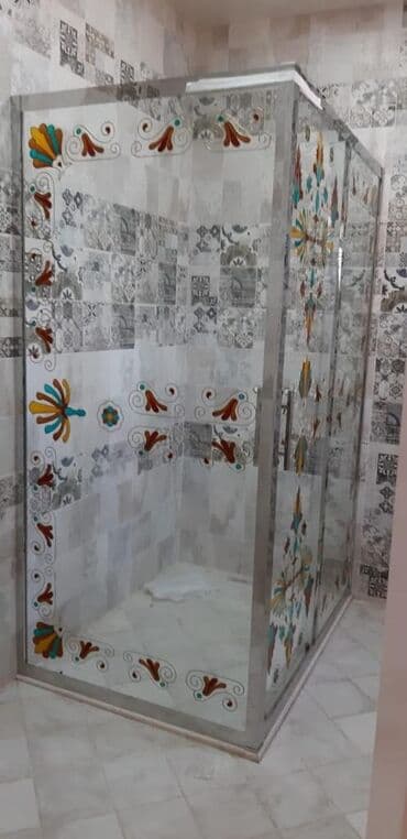 temper şüşə satışı: 6mm 8mm 10mm sade mat dekorlu şüşələrdən hazirlanan duskabinlərin — 3