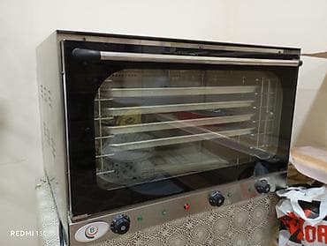 Biznes üçün avadanlıq: Peşəkar elektrik konveksiya sobası - Paslanmayan poladdan korpus — 1