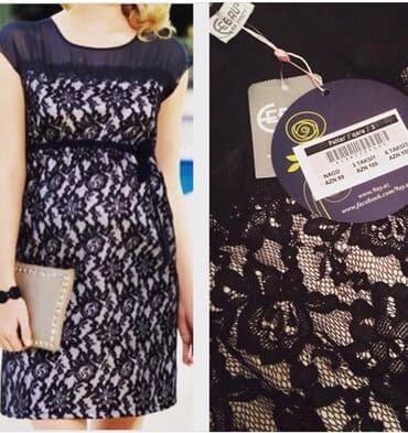 vecerni donlar: Hamile ucun don. Ustu gupur, L olcu ziyafet paltari. Baha alinib — 1