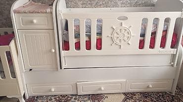 mini drel: Oğlan və qız üçün, İşlənmiş, Dördbucaq, Beşik, Dəst ilə, Matras ilə, Yellənmə mexanizmsiz — 4