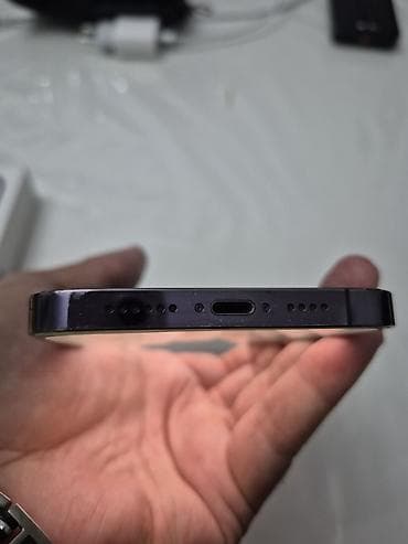 IPhone 14 Pro Max, 128 GB, Mavi, Zəmanət, Simsiz şarj, Face ID — 6