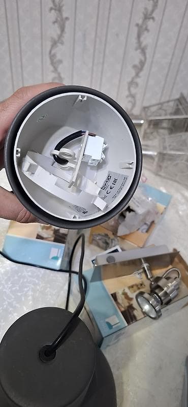 taxta lüstur: Çılçıraq, 1 lampa, Metal — 3