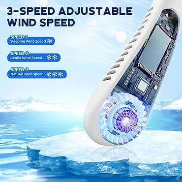 hyper x cloud 2: XBOSS HL3 Mini Boyun Sərinkeşi – Portativ USB Şarjlı 4000mAh, 3 — 2