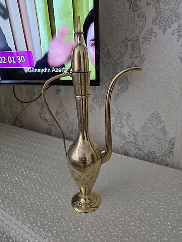 ucuz tava: Rəng - Qızılı, Metal — 1