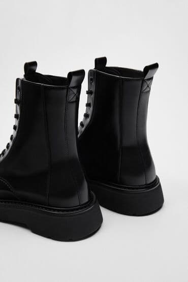 замшевые мужские ботинки: Zara Man Leached Leather Boots, EU 41. ölçüsü uyğun gəlmədiyi üçün — 4