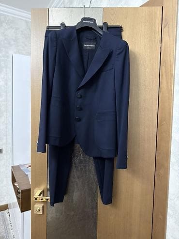 dəri şalvar: Emporio Armani qadın kostyumu – iki hissəli (bleyzer və şalvar) - — 1