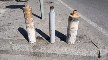 Plitə işləri: Səssiz tozsuz səliqəli kəsim. Beton katlavan monolit kubik — 18