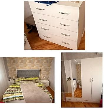 İkinəfərlik çarpayı, 2 tumba, Dolab, İşlənmiş