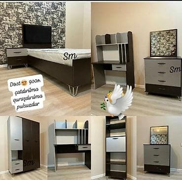 berber mebeleri: Oğlan və qız üçün, Yeni, Təknəfərlik çarpayı — 1