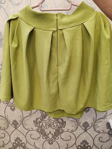 Zeytun-yaşıl rəngdə qadın ətəyi. Turkiye istehsali - Model — 2