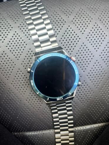 apple watch ultra super copy: Metal qayışlı ağıllı saat - Korpus: paslanmayan polad, dairəvi ekran — 3