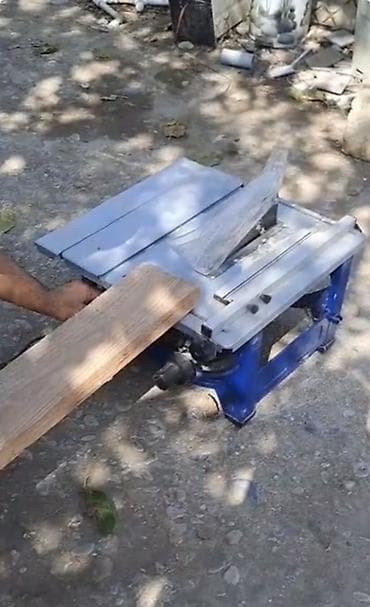 kontakt svarka satisi: Stolüstü dairəvi mişar (table saw) - Güclü elektrik mühərriki ilə — 1