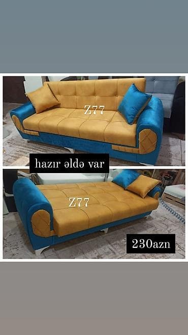 divani: *Hazır əldədi 230Azn 💕Rəng seçimi var 💕Açılan Bazalı 💕Ölçü uzunluq — 1