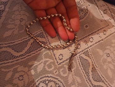 Gümüş təsbeh - Material: 925 əyar sterling gümüş (imtahan damğası