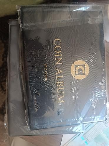 альбом для монет: Məhsul: Sikkə albomu Təsvir: - Üz qabığında “COIN ALBUM” yazısı və — 1