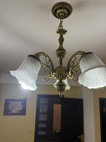 cıraq: Çılçıraq, 5 lampa, Metal — 1