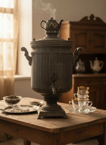 sımavarlar: İşlənmiş Od Samovar, 10-dan çox l, Ünvandan götürmə, Pulsuz çatdırılma, Ödənişli çatdırılma — 1