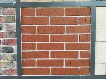 col fasad rengleri: Fasad və interyer üçün dekorativ kərpic panelləri - Material — 1