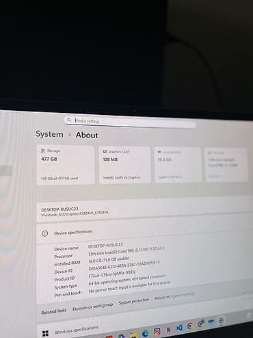 asus azerbaijan: ASUS VivoBook OLED 2.8K - Model xətti: ASUS VivoBook (gümüşü korpus — 5
