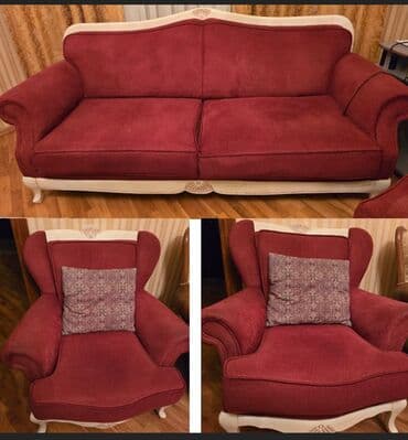 İşlənmiş, Divan, 2 kreslo