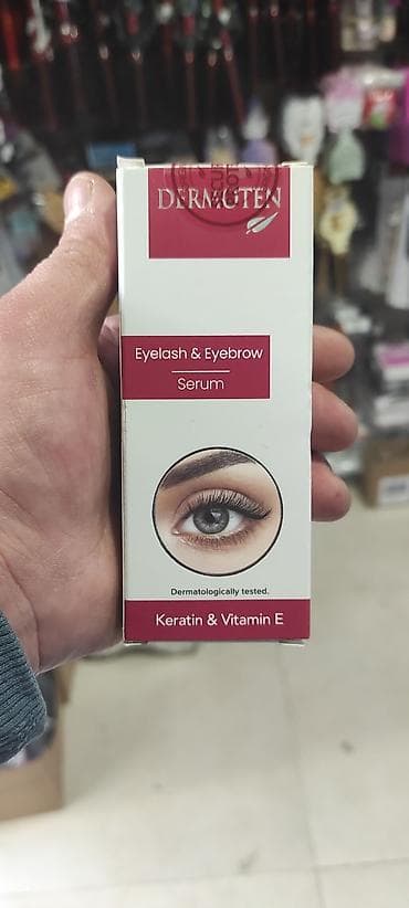 ten effekti permanent: DERMOTEN Qaş və Kiprik Baxım Serumu - İstifadə sahəsi: qaş və — 1