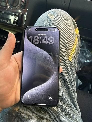 IPhone 15 Pro Max, 256 GB, Blue Titanium, Qırıq, Barmaq izi, Face ID