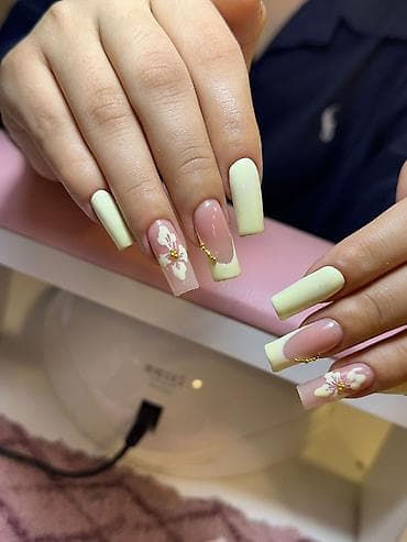fransa: TIPSI QAYNAG 15 AZN Gel manikür xidməti – uzun, kvadrat formalı — 2