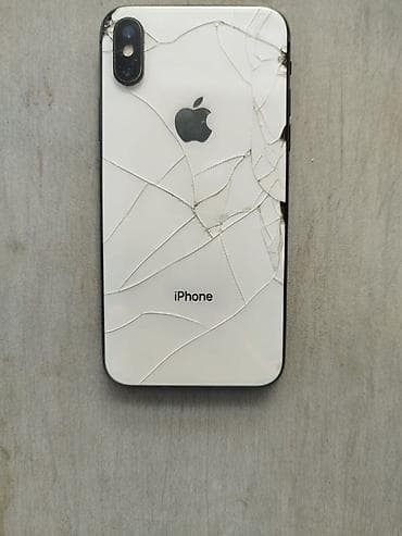 iphone 11 batarya: IPhone X, 64 GB, Ağ, Qırıq — 3