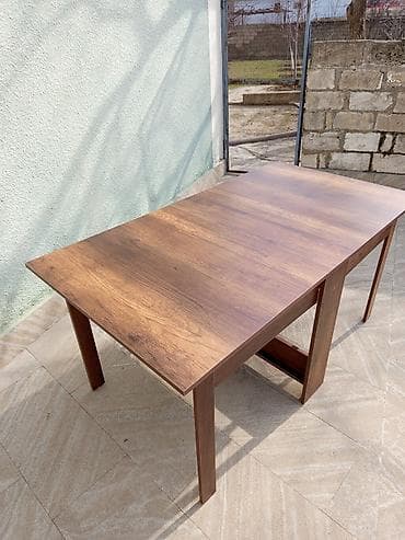 acilib baglanan stollar: Qonaq masası, Qatlanan, Laminat, Dördbucaq masa — 1