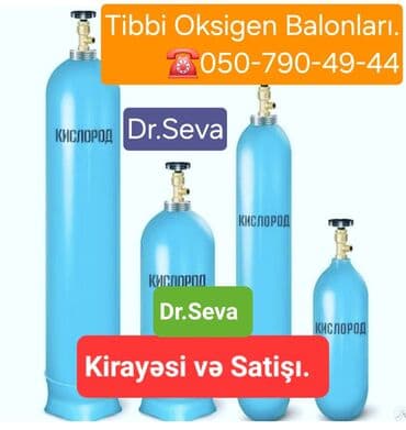 fizioterapiya aparatı: Tibbi oksigen balonları – kirayəsi və satışı. Məhsul təsviri: - — 1