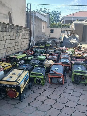бачок для унитаза: Benzinlə işləyən portativ generatorlar toplusu - Müxtəlif güc — 1