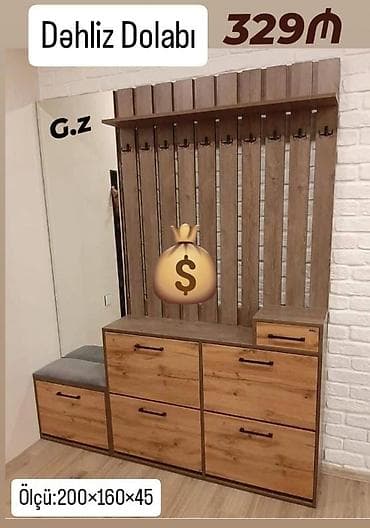 Yeni, Açılan, 1 qapı Düz dolab, Dəhliz dolabı lalafo.az -da Yeni, Açılan, 1 qapı Düz dolab, Dəhliz dolabı