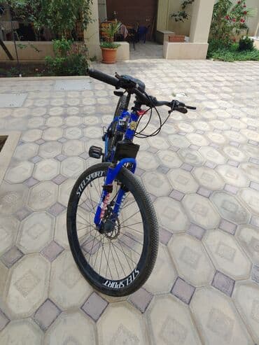 yığılan velosipedlər: İşlənmiş Dağ velosipedi Stels, 29", sürətlərin sayı: 7 — 8