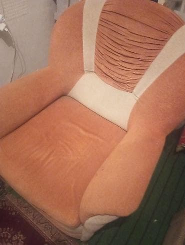 Дом и сад: Классический диван, Диван, Без подьемного механизма, Раскладной — 2