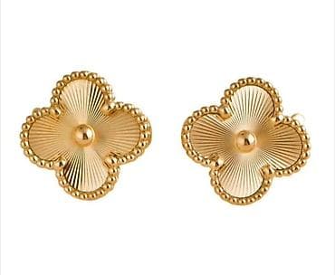 Çantalar: Sırğa, Sarı qızıl, 750 Əyar, 7 g, Ünvandan götürmə — 1