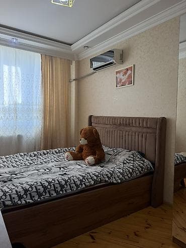 dekor qrup: Yataq otağı mebel dəsti - 4 qapılı iri qarderob: parlaq ağ ön — 5