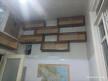 Rəflər: Divar üçün modul rəf sistemi - Dizayn: Asimmetrik yerləşimli 7 ədəd — 1