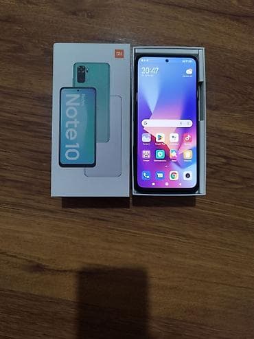 Məişət texnikası: Redmi Note 10, 128 GB, rəng - Boz, Zəmanət — 2