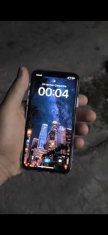 iphene x: IPhone X, 64 GB, Qara, Sənədlərlə — 1