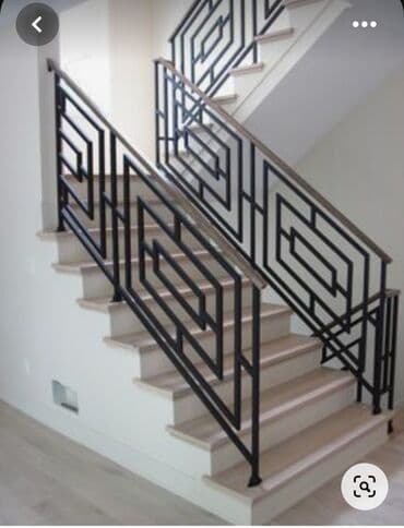 железные лестницы для дома: Лестничные перила — 8