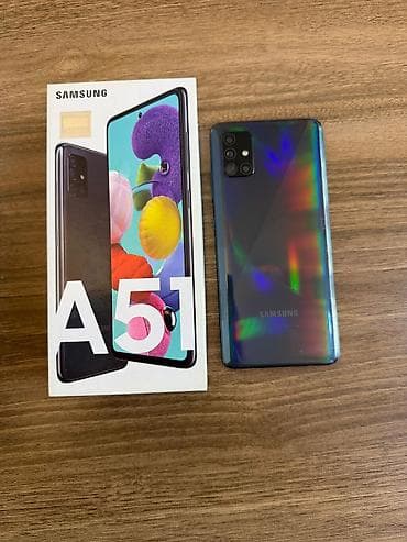 Samsung Galaxy A51, 64 GB, rəng - Qara, İki sim kartlı