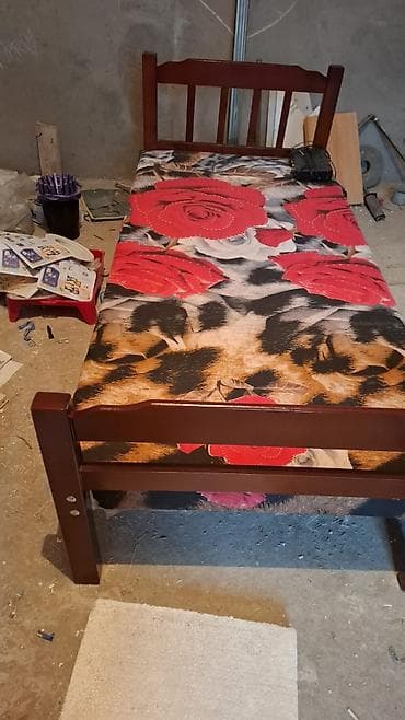 leopar: Təknəfərlik çarpayı, Bazasız, Matras ilə, Siyirməsiz — 3