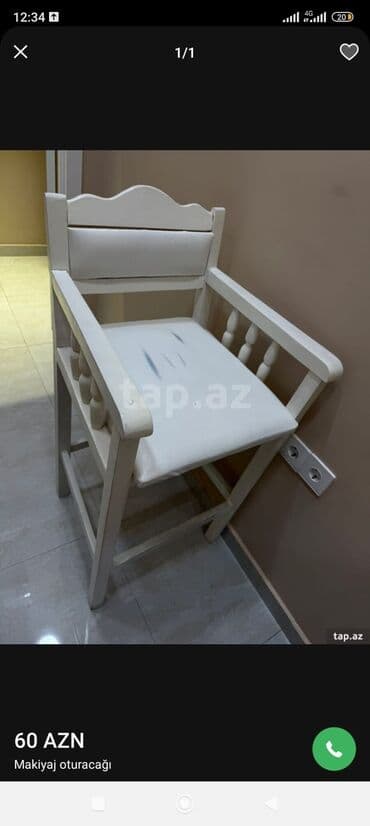 stul uzləri: Makyaj stulu bircə üzərinde leke var 60 manat ünvan genclik*8676 — 1