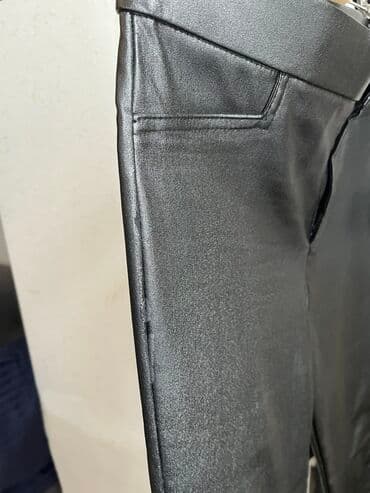 1 dollar neçe manatdir: Zara dəri görünüşlü, özünden parlaqlığı da olan şalvar. M — 7