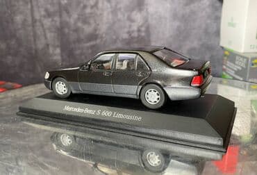 metbex tavan modelleri: Коллекционная модель Mercedes-Benz S600 W140 Limousine black 1998 CEF — 26