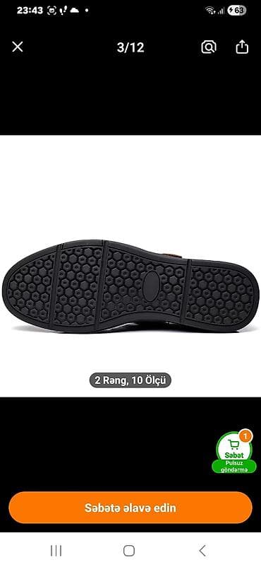 hafize sultan macunu: Məhsul: Kişi üçün yay tipli dəlikli dəridən mokasin/sandal ayaqqabısı — 4