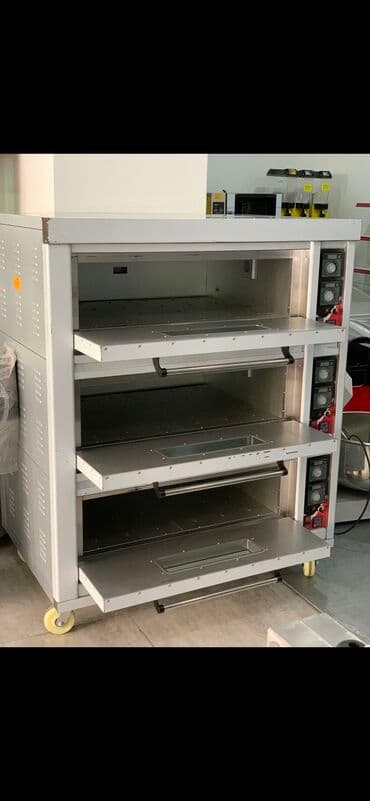 konveksiyon bişirmə sobası qiyməti: Çörək, Şirniyyət üçün, Elektrik, 3 mərtəbəli — 4