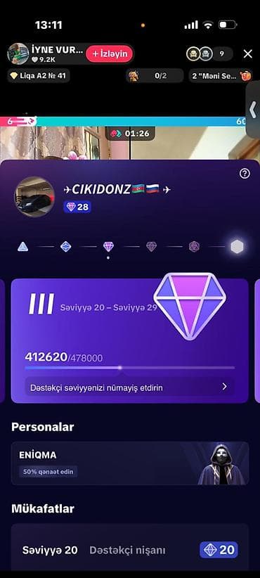Marketinq, Reklam və PR: Hamıya Salam 28Level Tiktok hesabı satılır.Əlavə olarağ şəxsi 30level — 1